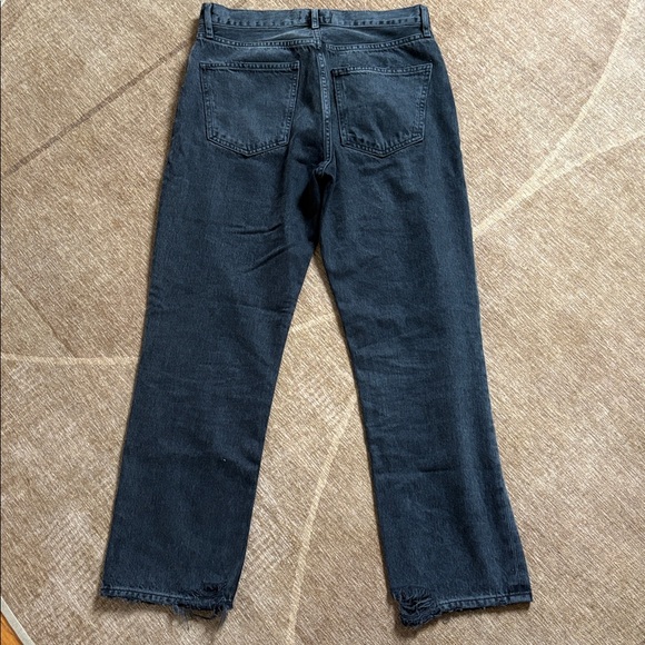Agolde Black Parker Jeans size 26 & 27 color Hitch - Picture 6 of 9